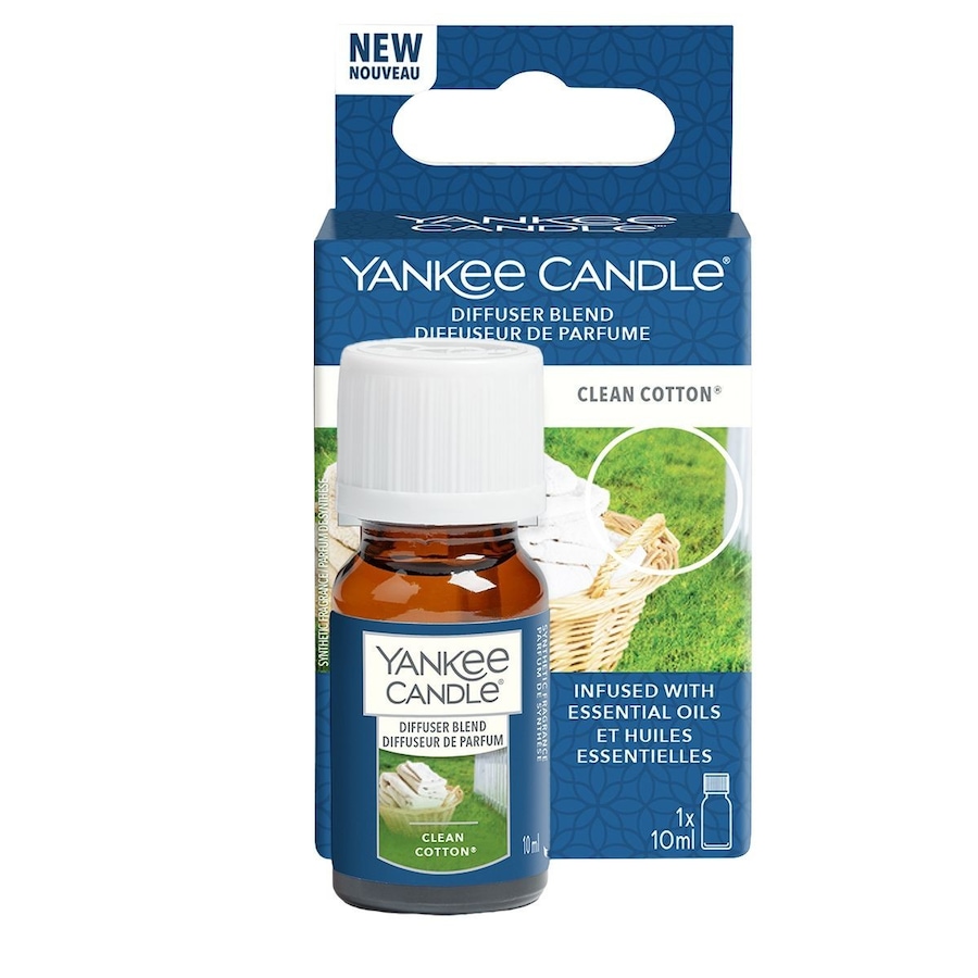 YANKEE CANDLE Ultrasonic Aroma Diffuser Raumduft Clean Cotton 10 ml