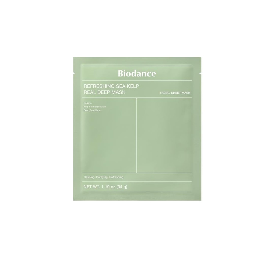 Biodance Refreshing Sea Kelp Real Deep Mask Tuchmaske 34 g