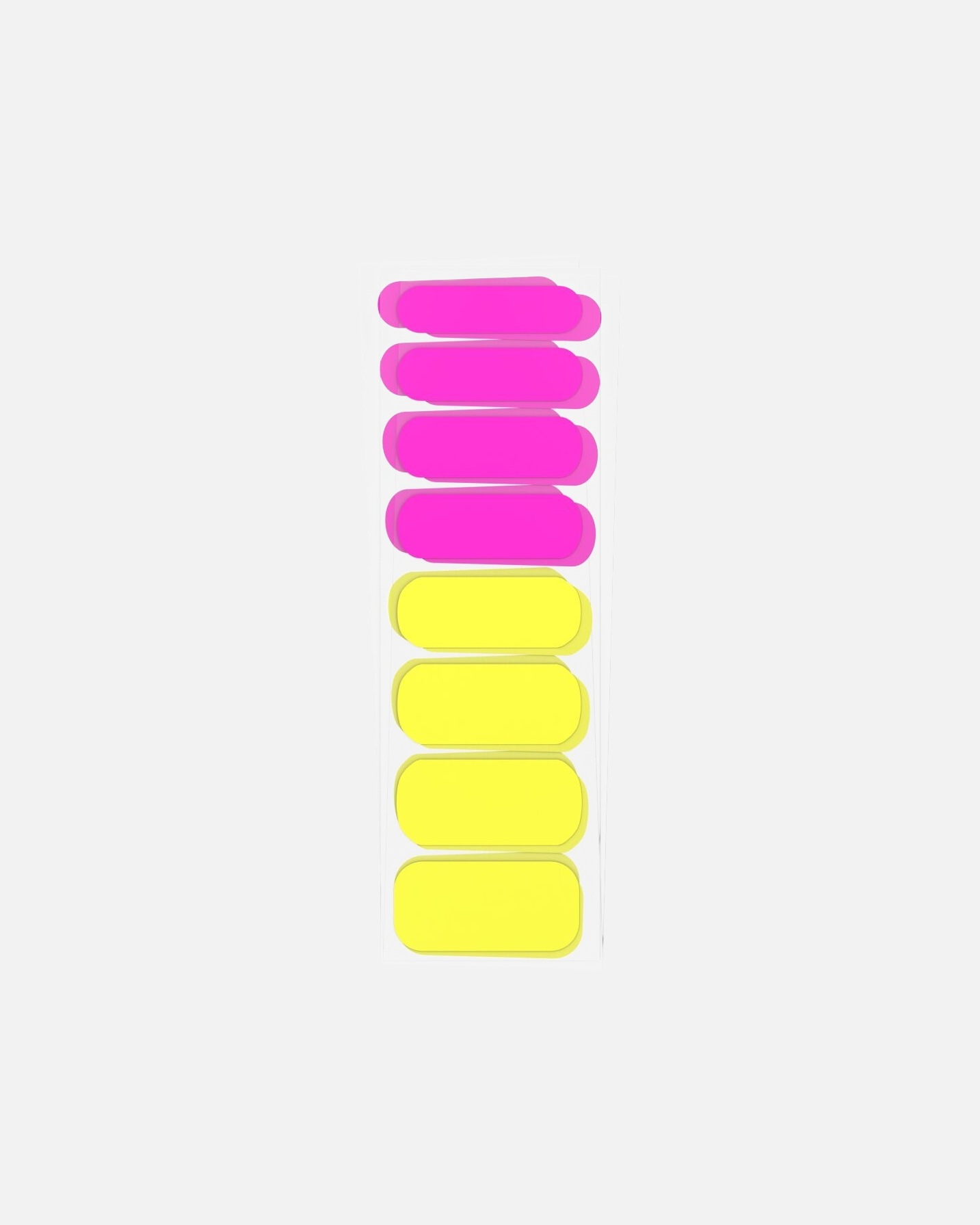 Nageldesign für Unisex Catrice Default Brand Line Neon Blast Nail Polish Strips 10 - NEON EXPLOSION