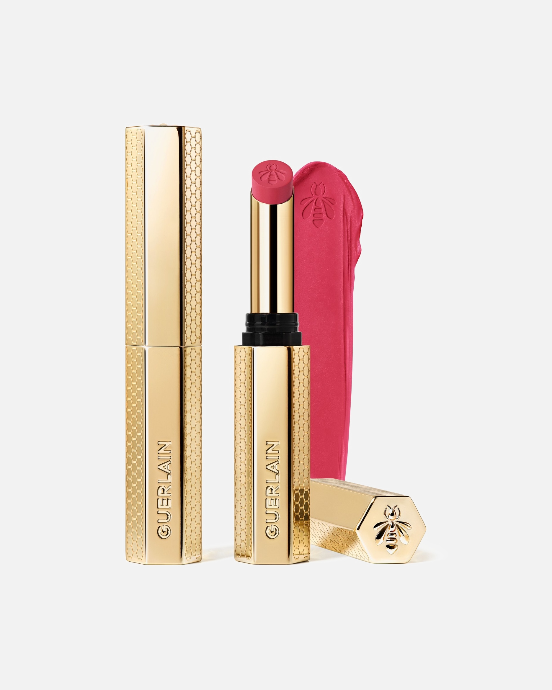 Blush für Weiblich Guerlain KissKiss Der kussfeste Lippenstift mit Honig 357 SWEET COSMOS