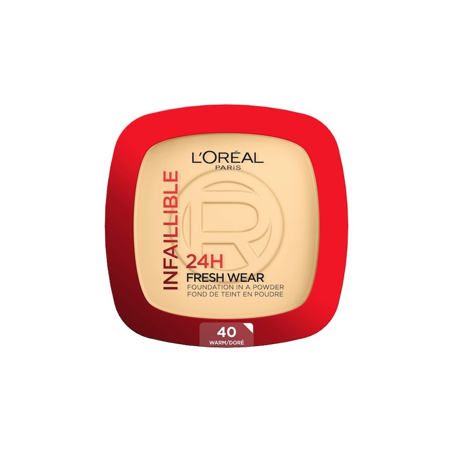 L’Oréal Paris Infaillible 24H Fresh Wear Make-Up-Puder Foundation 40 - CASHMERE 9 g Hellbraun