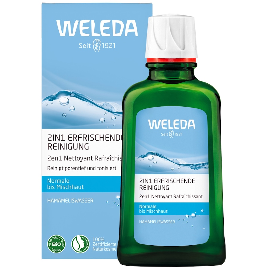 Weleda Hamamelis 2in1 Erfrischende Reinigung All-in-One Pflege 100 ml