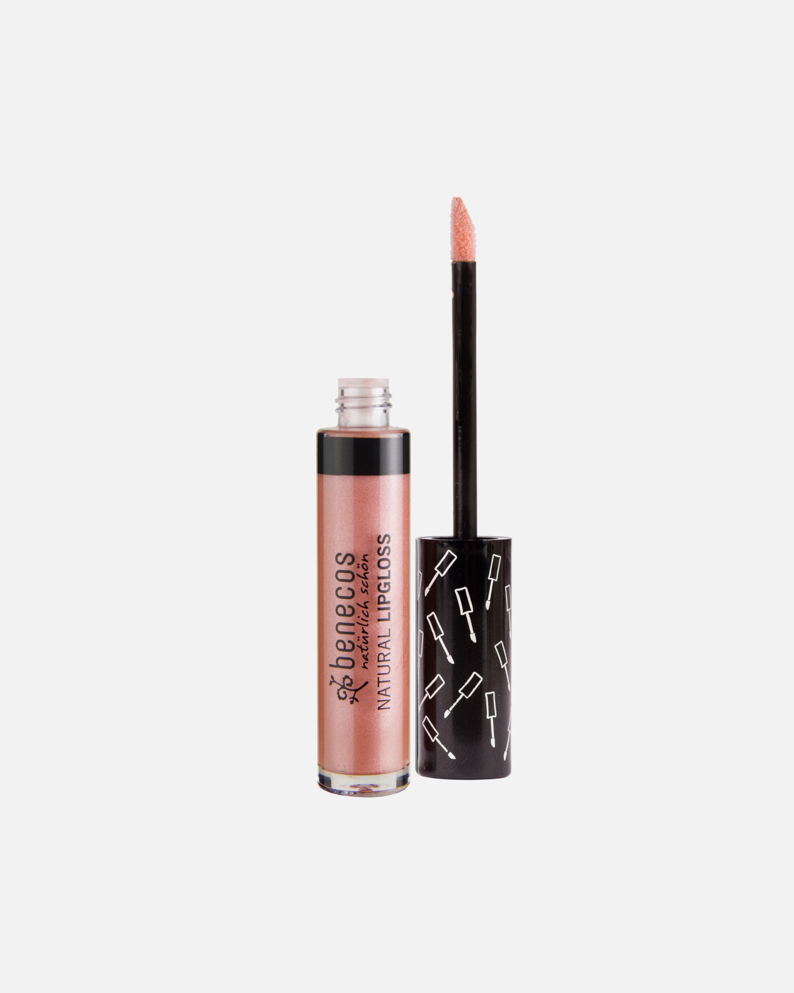 Lipgloss für Unisex benecos Natural Lipgloss - Kiss Me 5ml Rosé