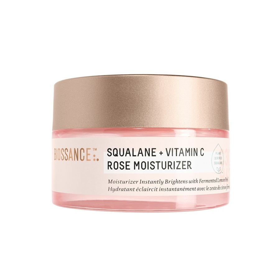 Biossance Squalane + Vitamin C Rose Gesichtscreme 50 ml Weiss