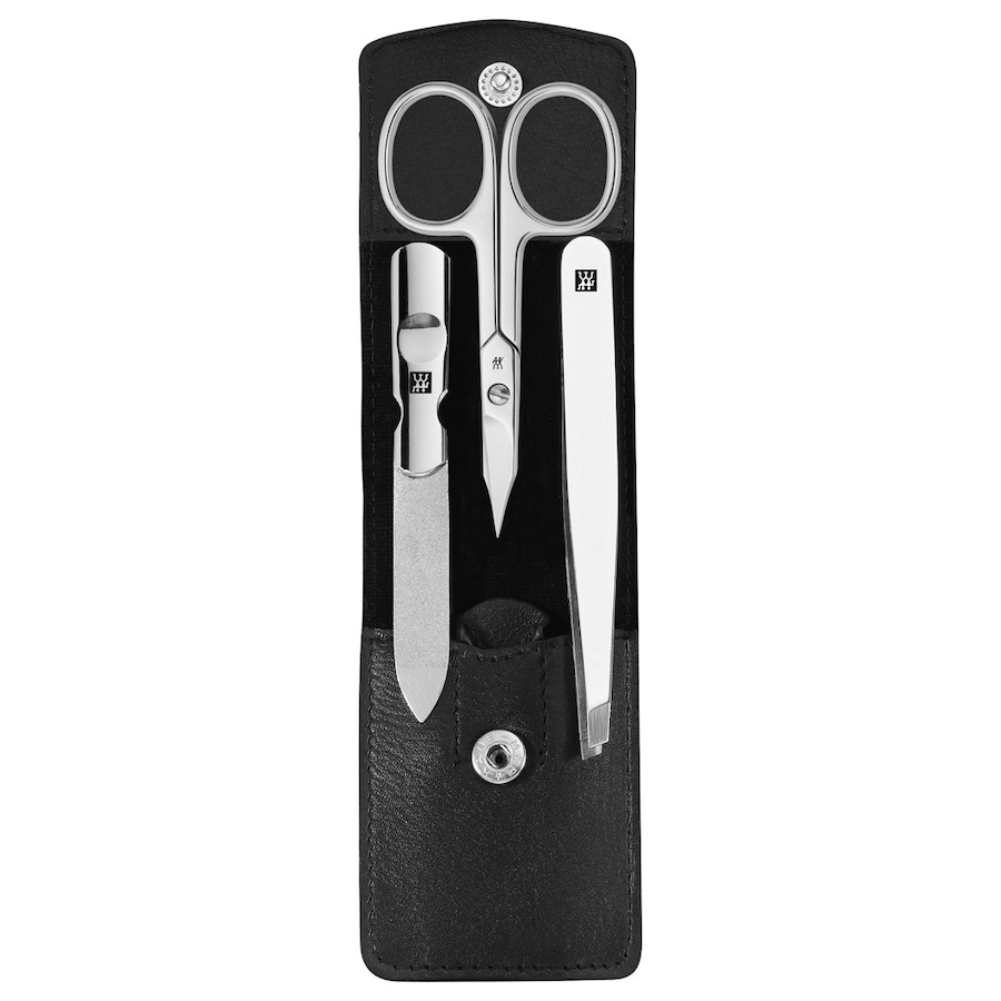 ZWILLING Beauty Classic Manicure Set 3pcs. Leather, Black Nagelpflegeset
