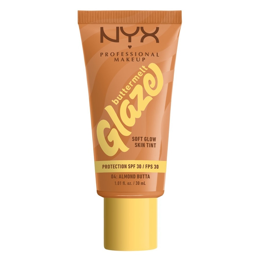 NYX Professional Makeup Buttermelt Glaze LSF 30 Foundation 04W - ALMOND BUTTA ml Coral