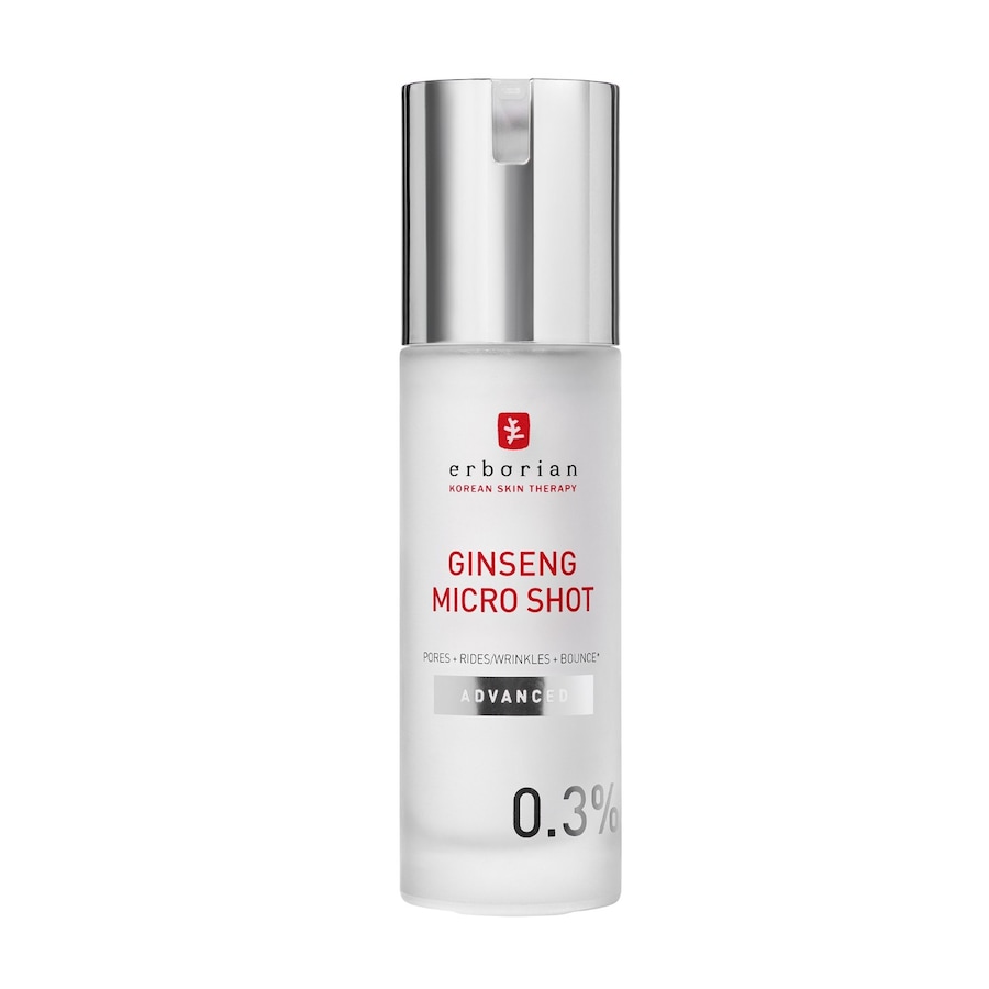 ERBORIAN Ginseng Micro Shot Advanced 0.3 - Strukturierendes Microinfusion-Intensivserum Anti-Aging Serum 30 ml