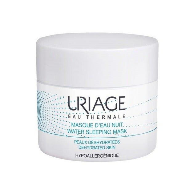 Uriage EAU THERMALE Feuchtigkeitsspendende Nachtmaske mit HYALURONSÄURE UND EDELWEISS