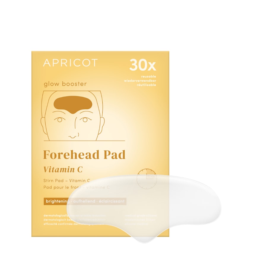 Apricot Wiederverwendbares Stirn Pad mit Vitamin C Anti-Aging Maske