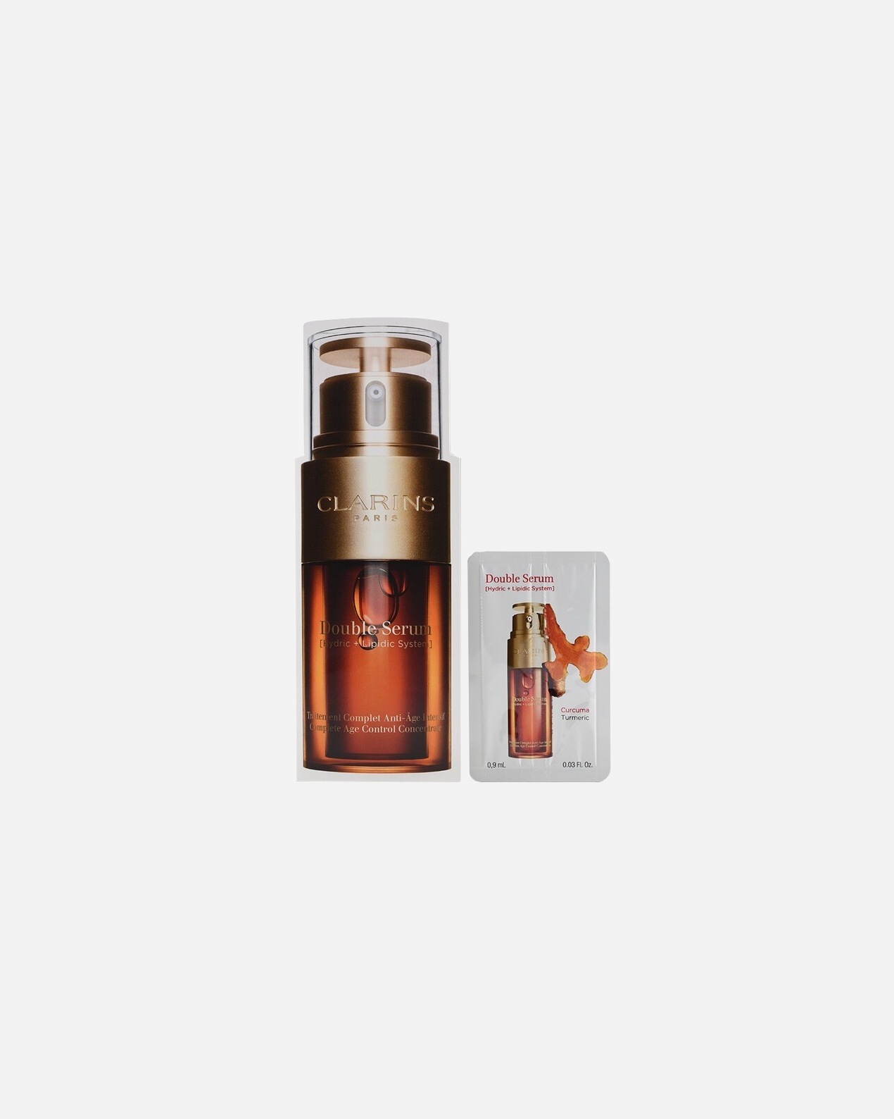 Gesichtskur für Unisex Clarins Default Brand Line Clarins 'Double Serum Hydric + Lipidic System' (0,9ml)