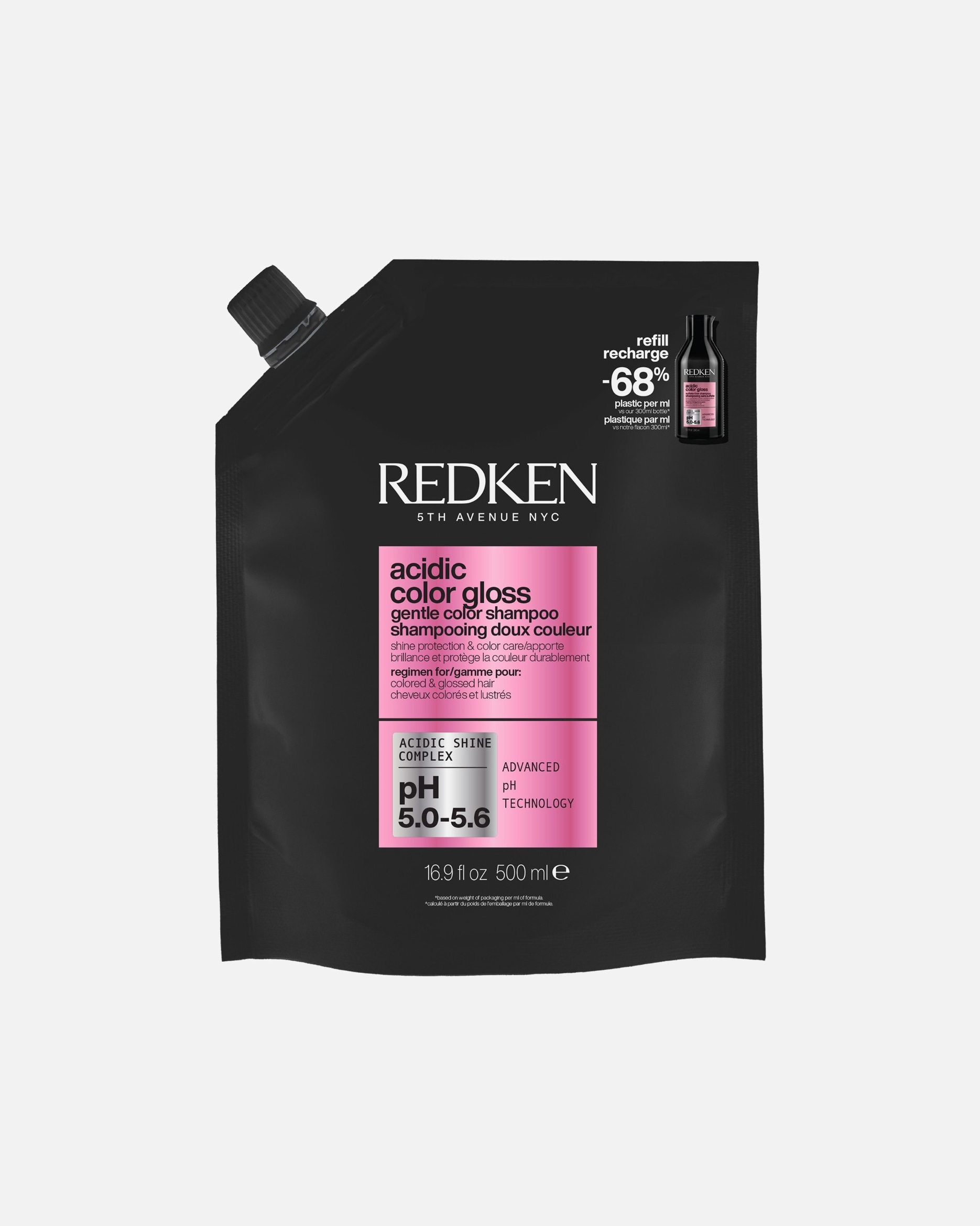 Shampoo für Unisex Redken Acidic Color Gloss 500 ml - Refill