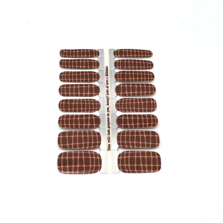 Blitsbee Nail Sticker Crocodile MochaMake-up | 1.0 pieces | 11,99 / 1.0 pieces