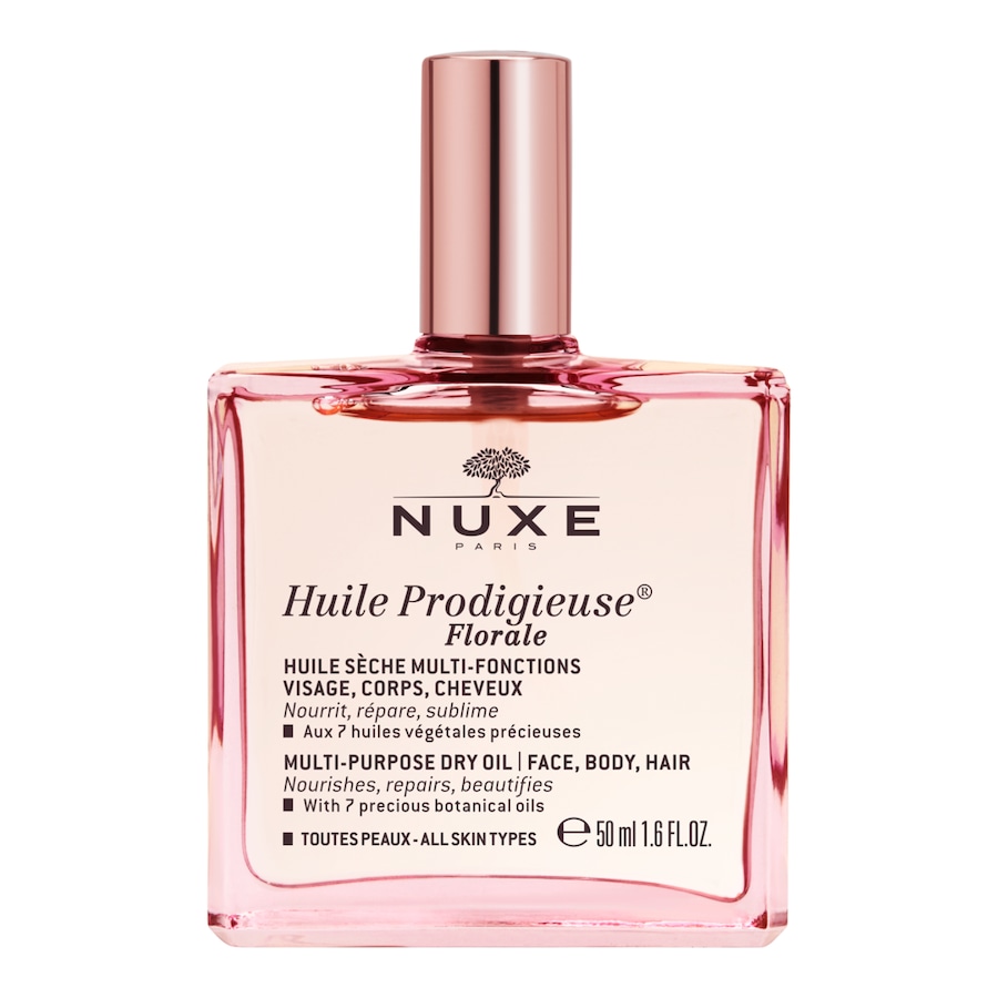 NUXE Huile Prodigieuse Florale Roll-On Multifunktions-Trockenöl Nährt Repariert Perfektioniert Körperöl 50 ml