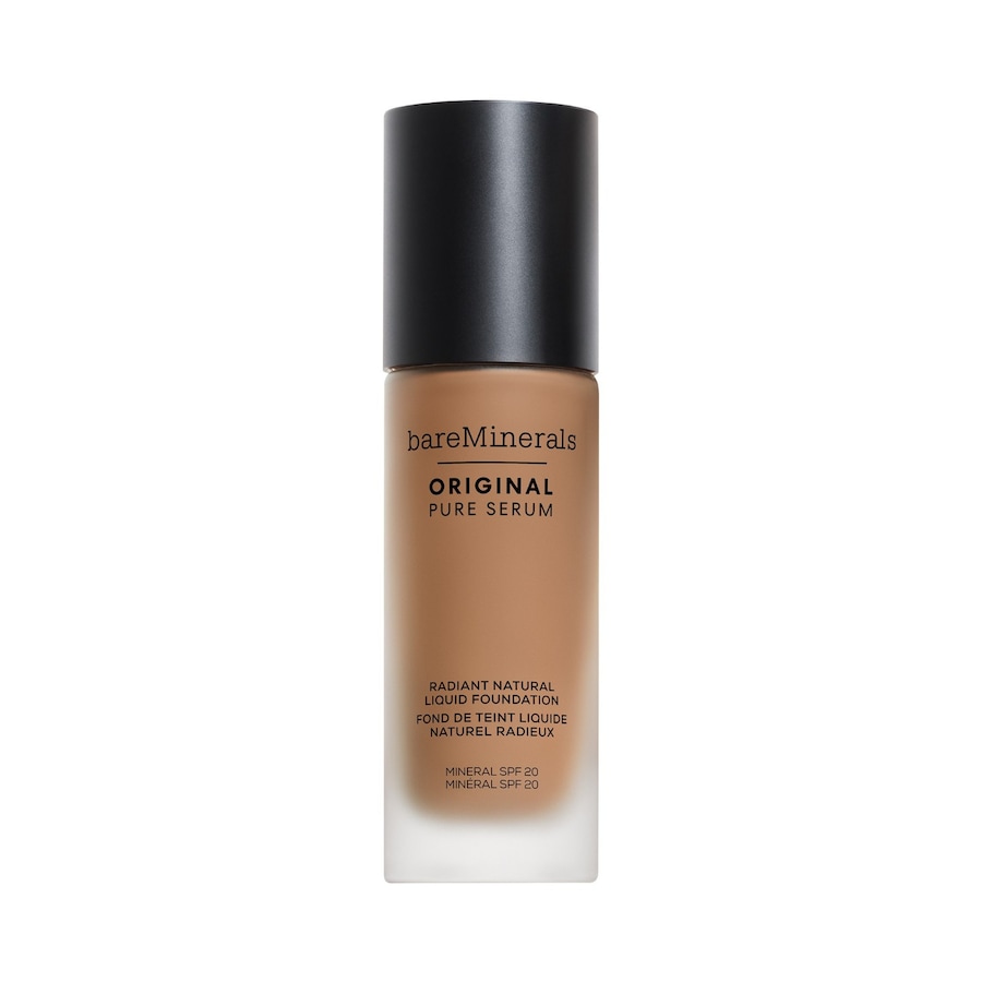 bareMinerals Original Pure Serum Radiant Natural Liquid Mineral Spf 20 Foundation MEDIUM DEEP NEUTRAL 4 30 ml Hellbraun