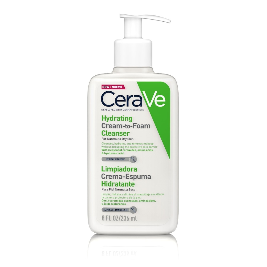 CeraVe Creme-zu-Schaum Reinigung Gesichtsreinigungsschaum 236 ml