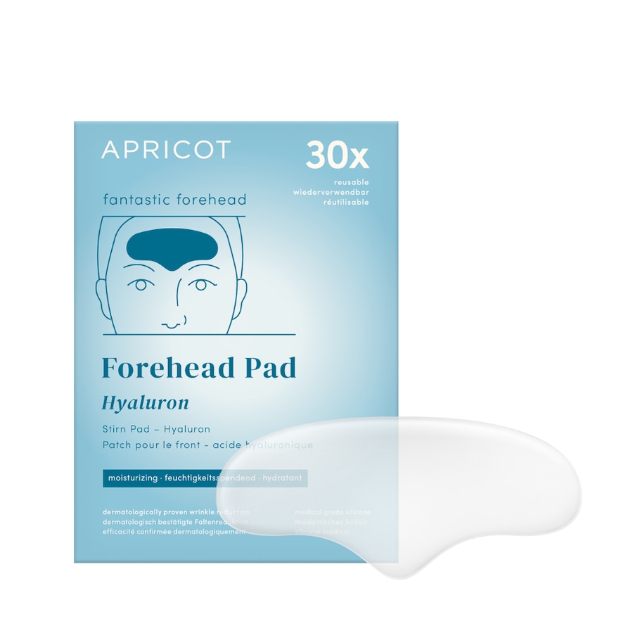 Apricot Wiederverwendbares Stirn Pad mit Hyaluron Anti-Aging Maske