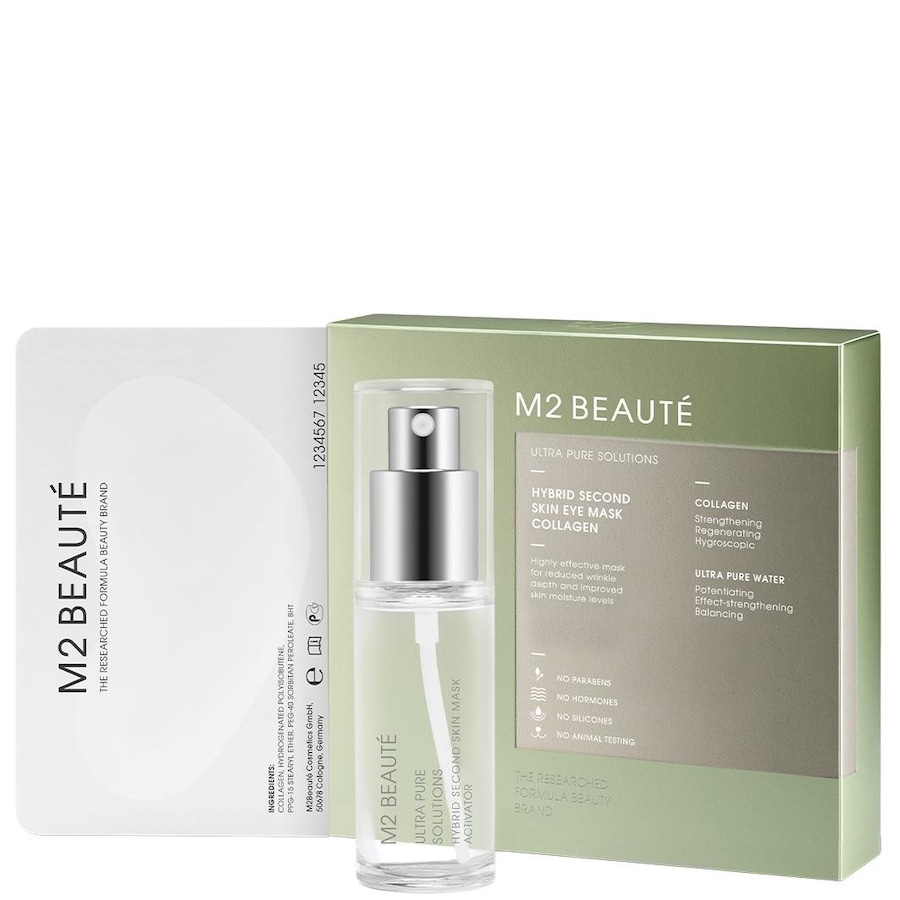 M2 Beauté Hybrid Second Skin Eye Mask Collagen Augenmaske