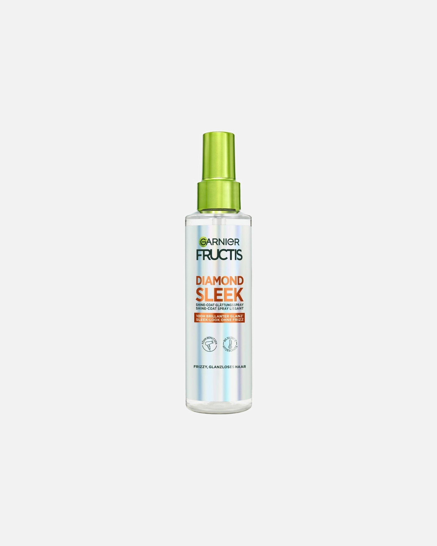 Haarspray für Unisex Garnier Fructis Diamond Sleek Shine-Coat Glättungsspray 150 ml