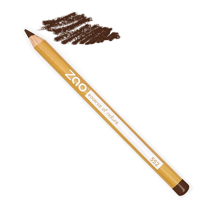 ZAO Pencil Kajalstift 552 - DARK BROWN 1 g Schwarz