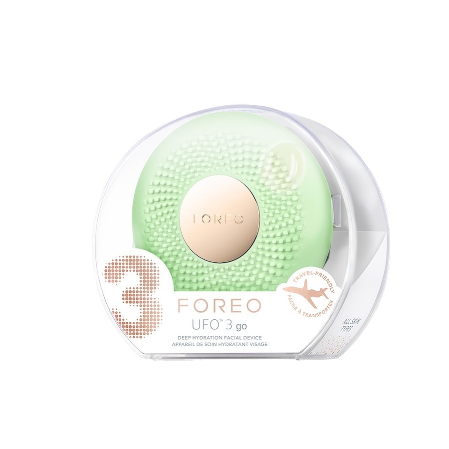 FOREO UFO 3 go Maskengerät mit Wärme- und LED-Lichttherapie LED-Maske Pistachio