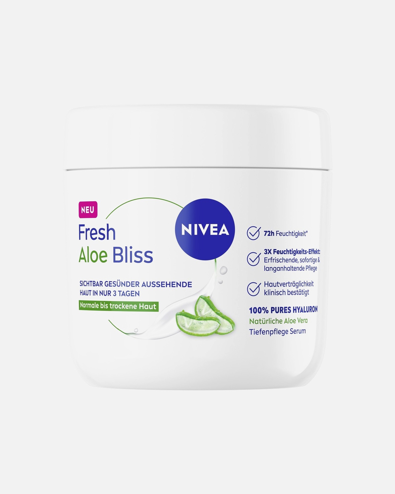 Bodylotion für Unisex NIVEA Body Fresh Aloe 400 ml