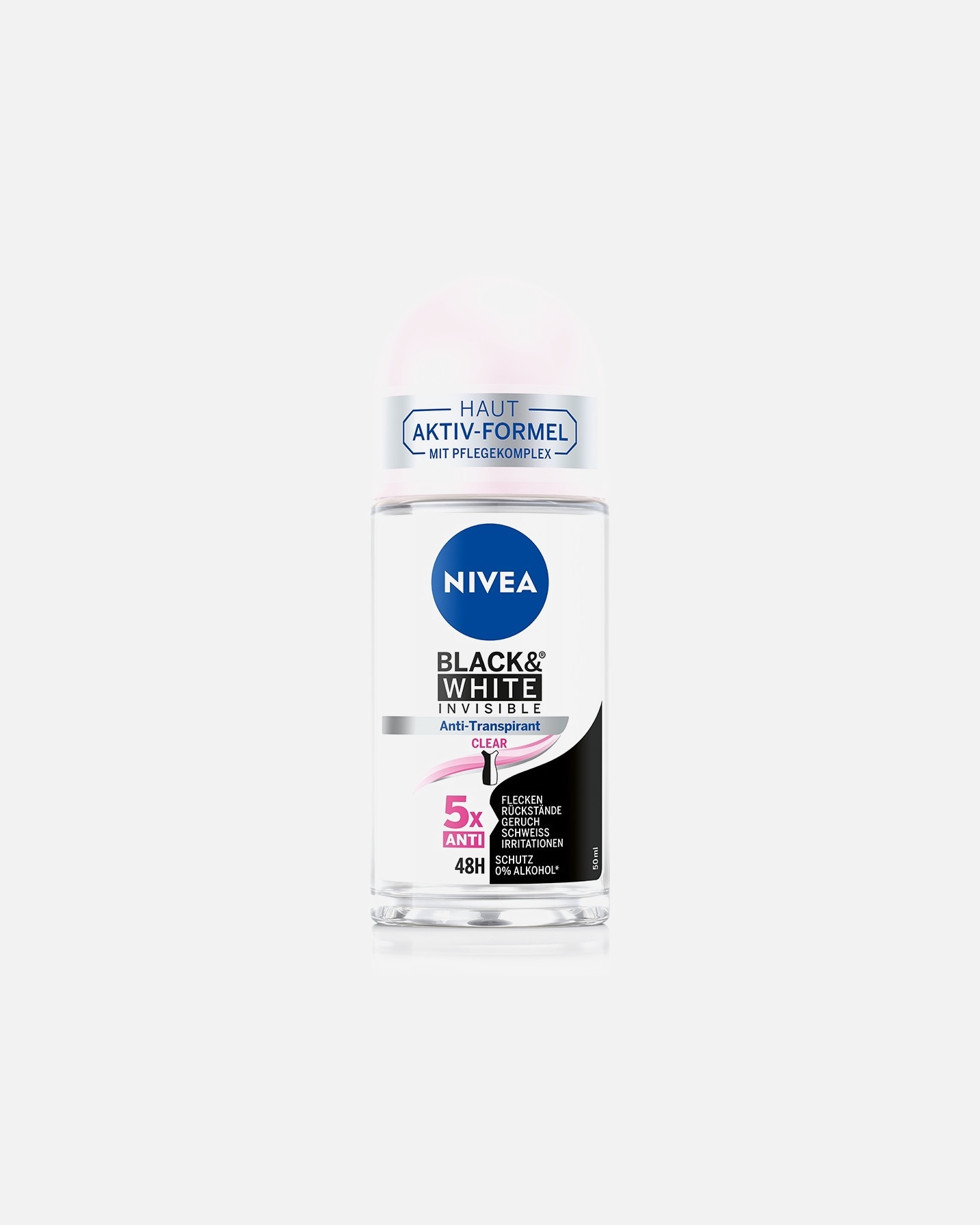 Deodorant für Unisex NIVEA Black & White Invisible 50 ml