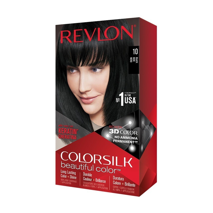 Revlon ColorSilk Beautiful Color Haarfarbe Schwarz