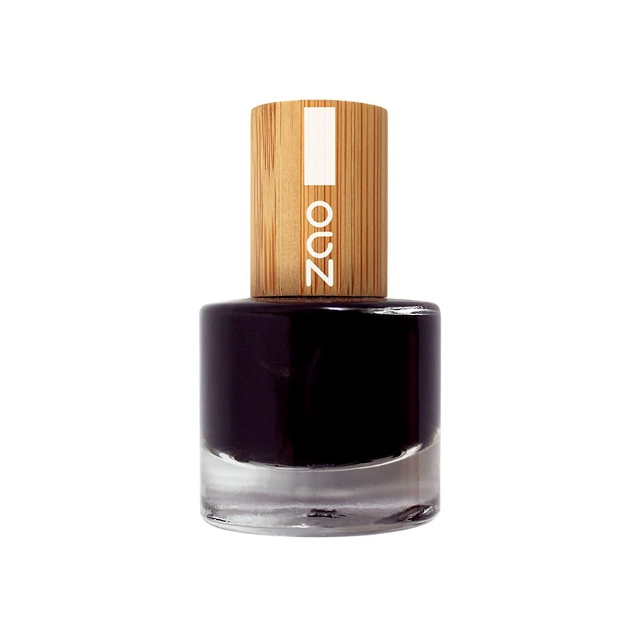 ZAO Nailpolish Nagellack 644 - BLACK 8 ml Schwarz