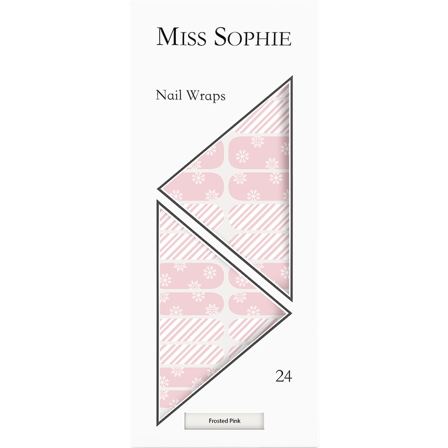 Miss Sophie Frosted Pink Nagelsticker