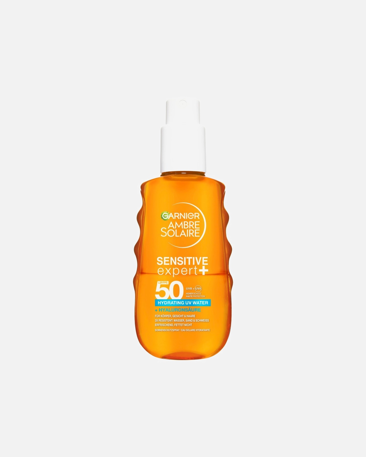 Sonnenspray für Unisex Garnier Ambre Solaire Sensitive Expert + Hydrating UV Water LSF 50 150 ml
