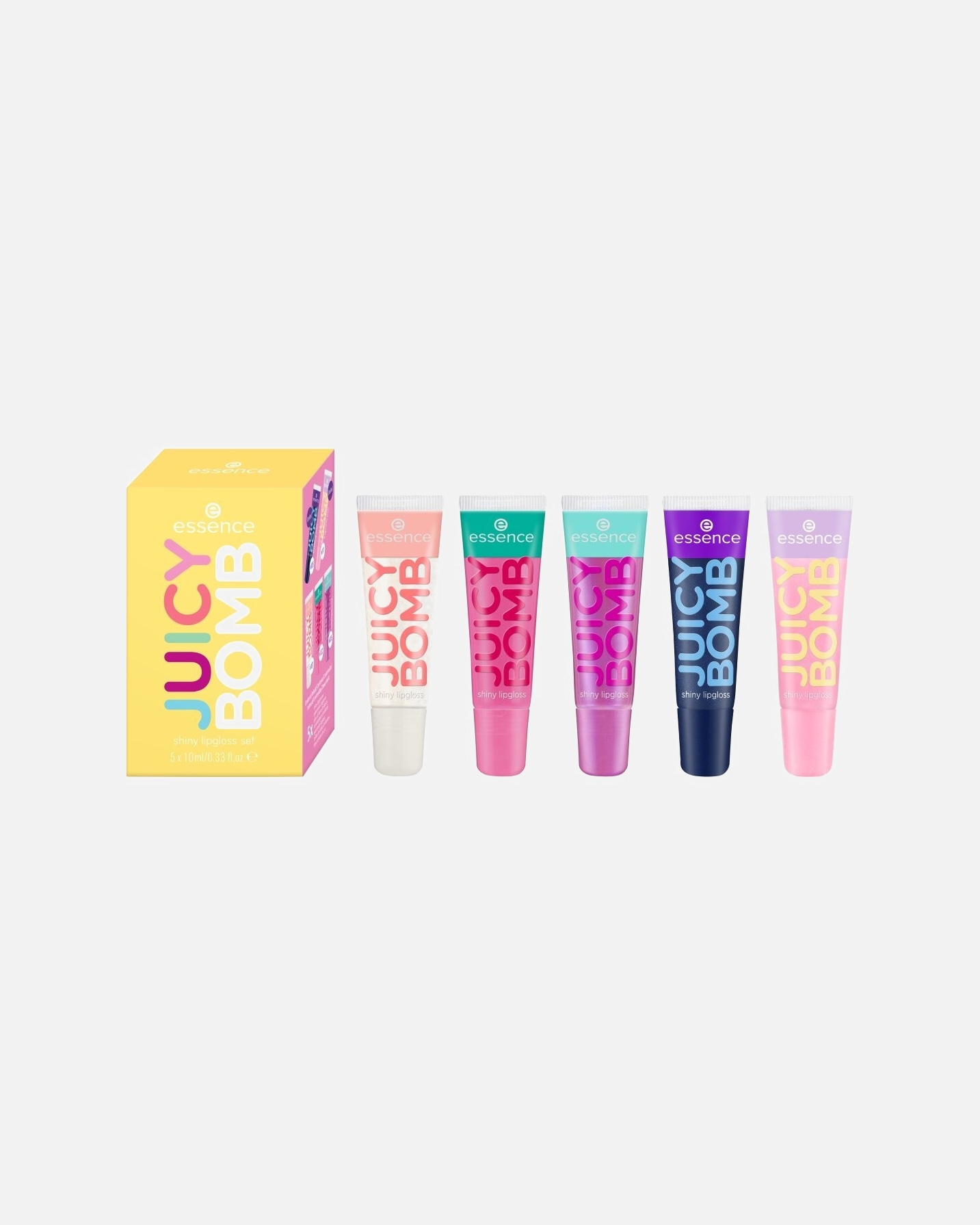 Lippen Make-up Set für Unisex Essence JUICY BOMB Shiny Lipgloss The Juicy Side Of Life 1 Stück