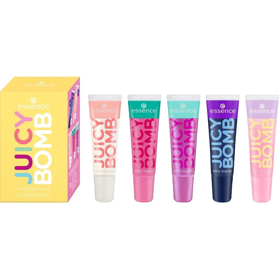 Essence JUICY BOMB Shiny Lipgloss The Juicy Side Of Life Lippen Make-up Set