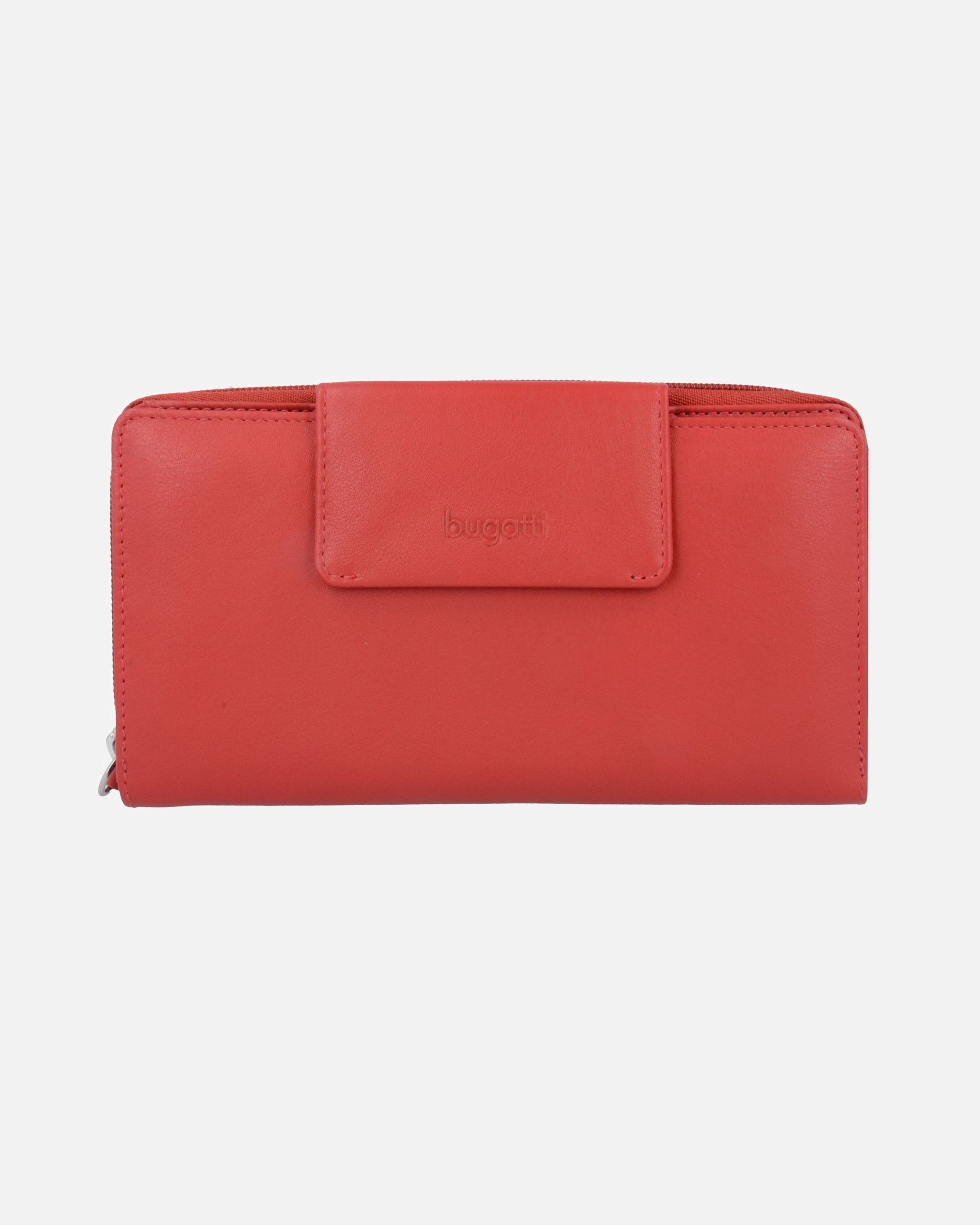 Portemonnaie für Weiblich Bugatti Vertice Damengeldbörse rot