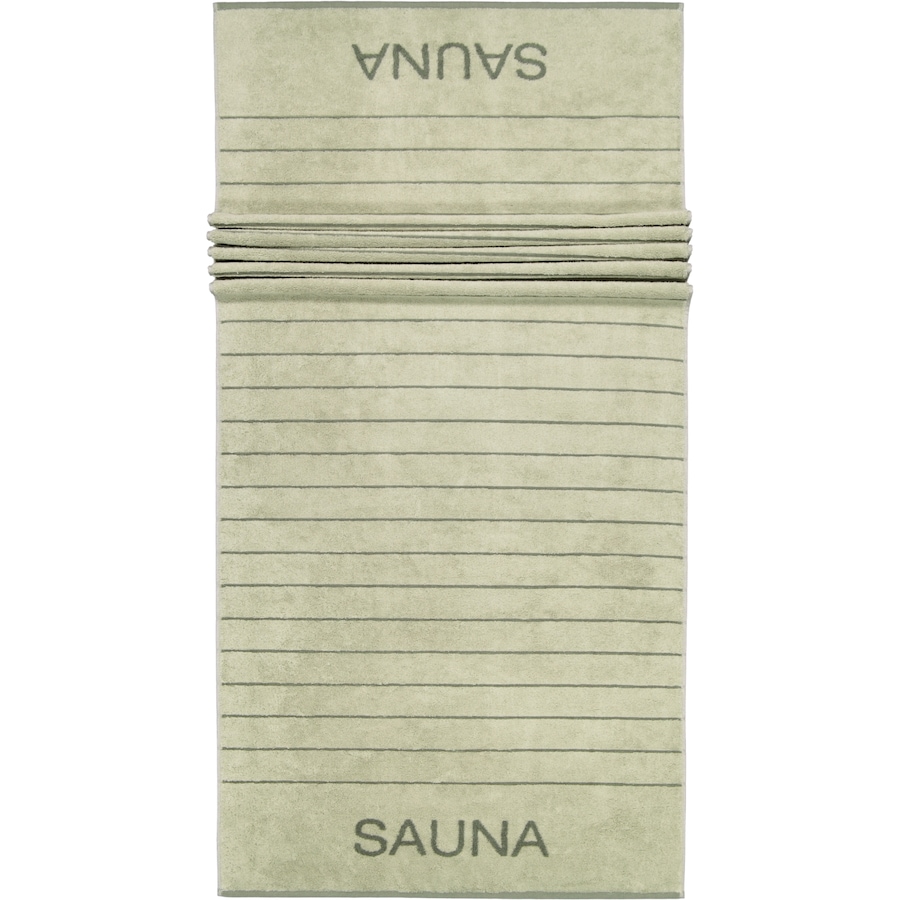 Cawö Saunatücher Balance Doubleface 6237 wasabi - 44 80x200 cm