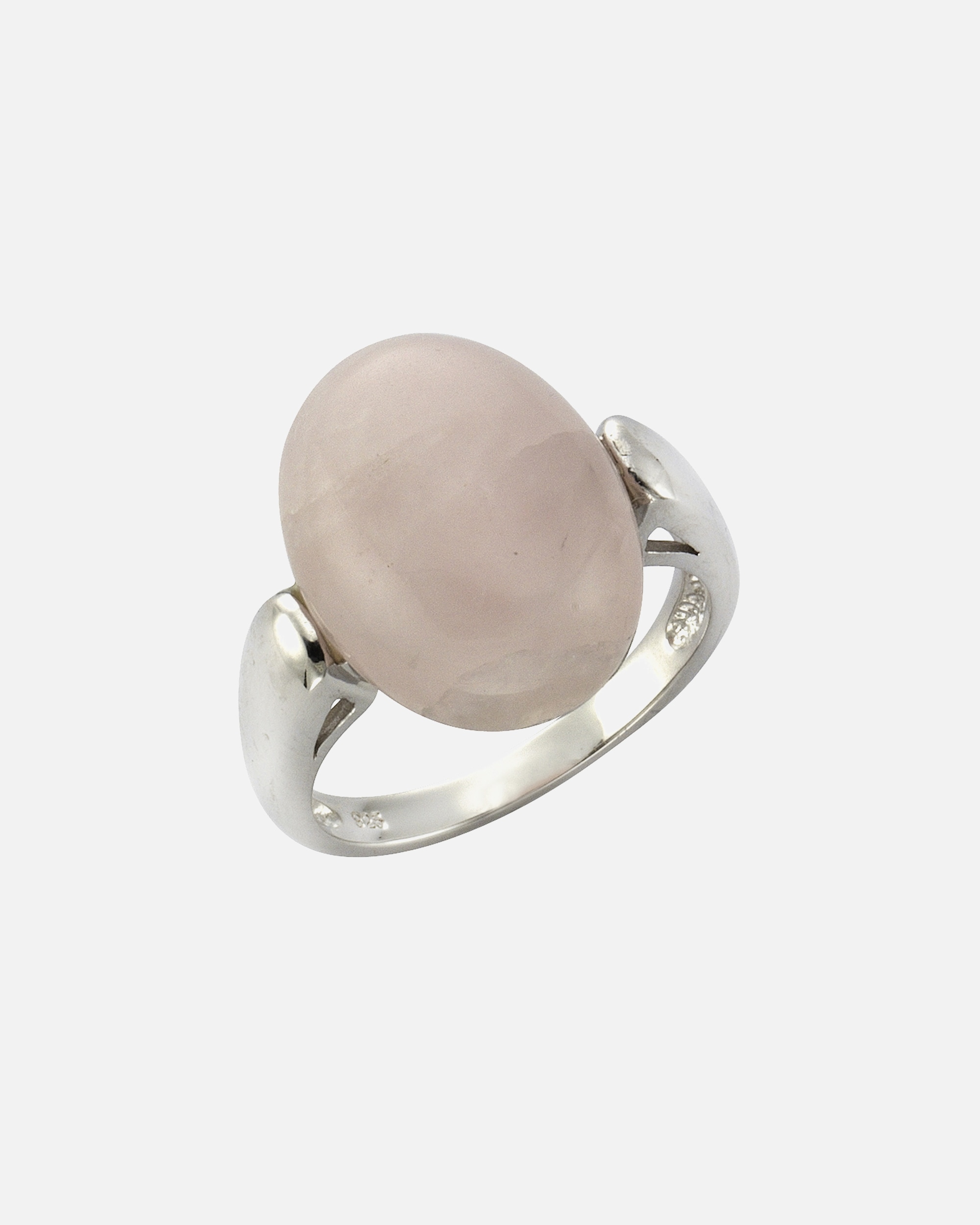 Ring für Weiblich Zeeme Ring 925/- Sterling Silber Rosenquarz rosa 060 (19,1)