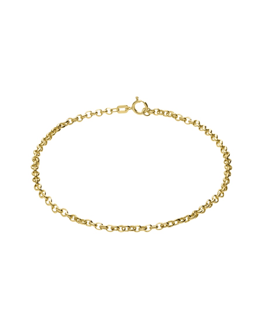 Lucardi Armband 585 Gold 17.0mm Damen