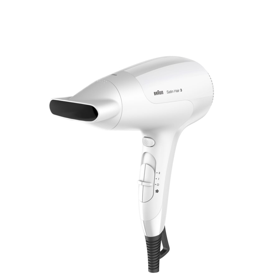Braun Satin Hair 3 HD 380 Power Perfection solo in Weiß