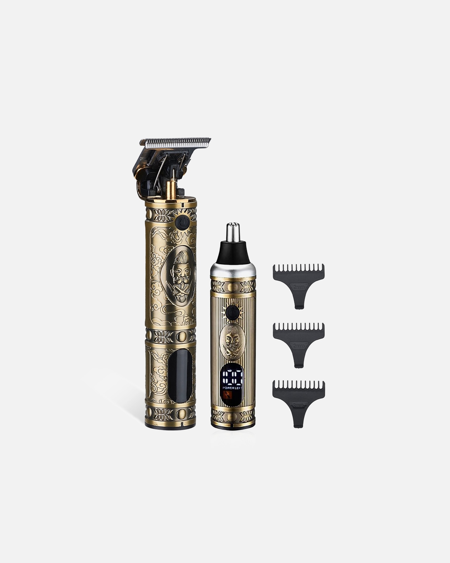 Haarschneider für Unisex Sansbeaute Default Brand Line Professioneller kabelloser T-Klingen-Haarschneider + Nasenhaartrimmer T-Klinge + Nasenhaartrimmer