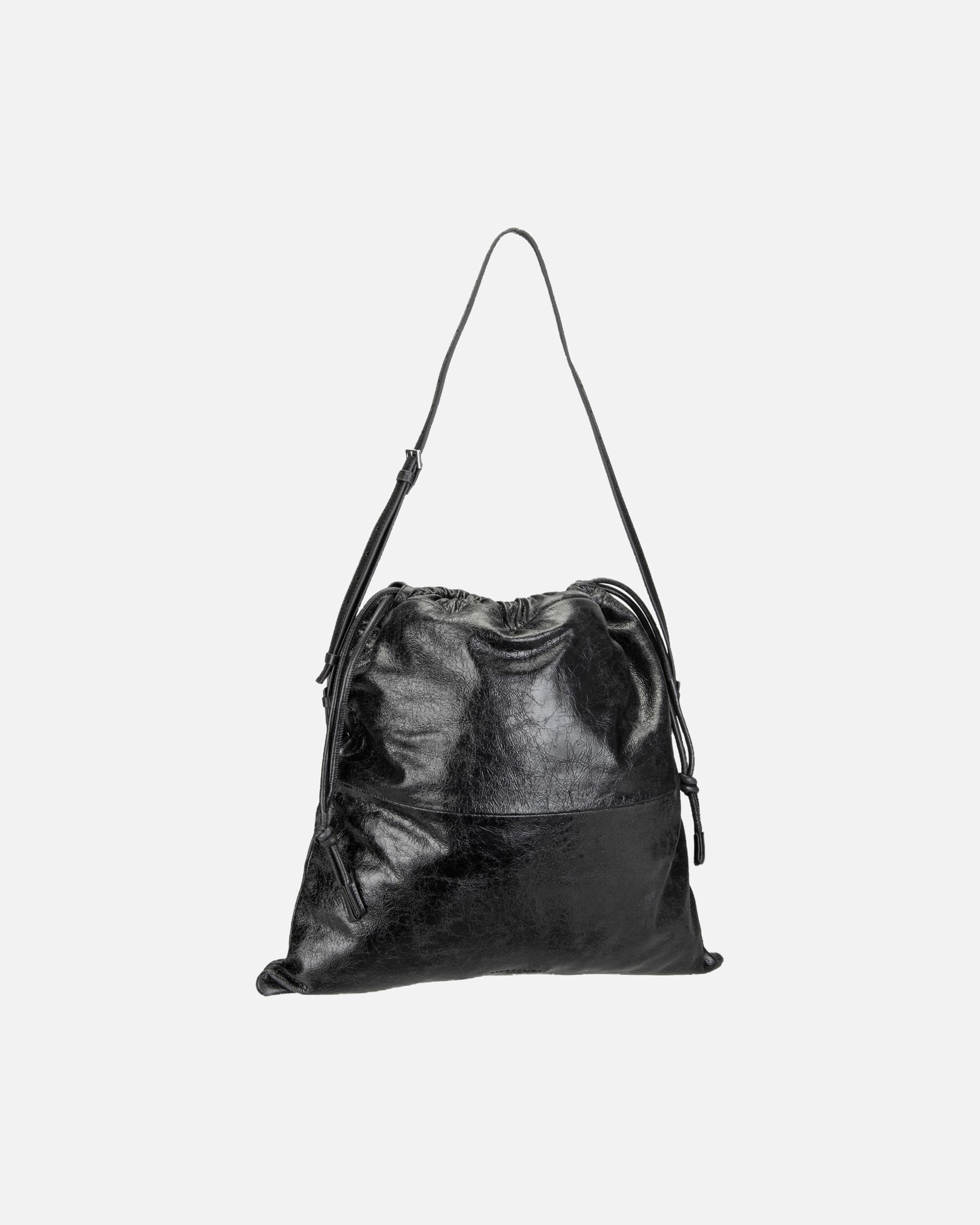 Handtasche für Weiblich Liebeskind Handtasche Lya II Hobo Lamb Crunch Black