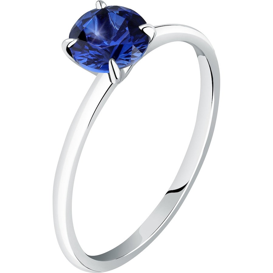 Live Diamond Damenring 375er Weißgold, recycelt 56 Damen