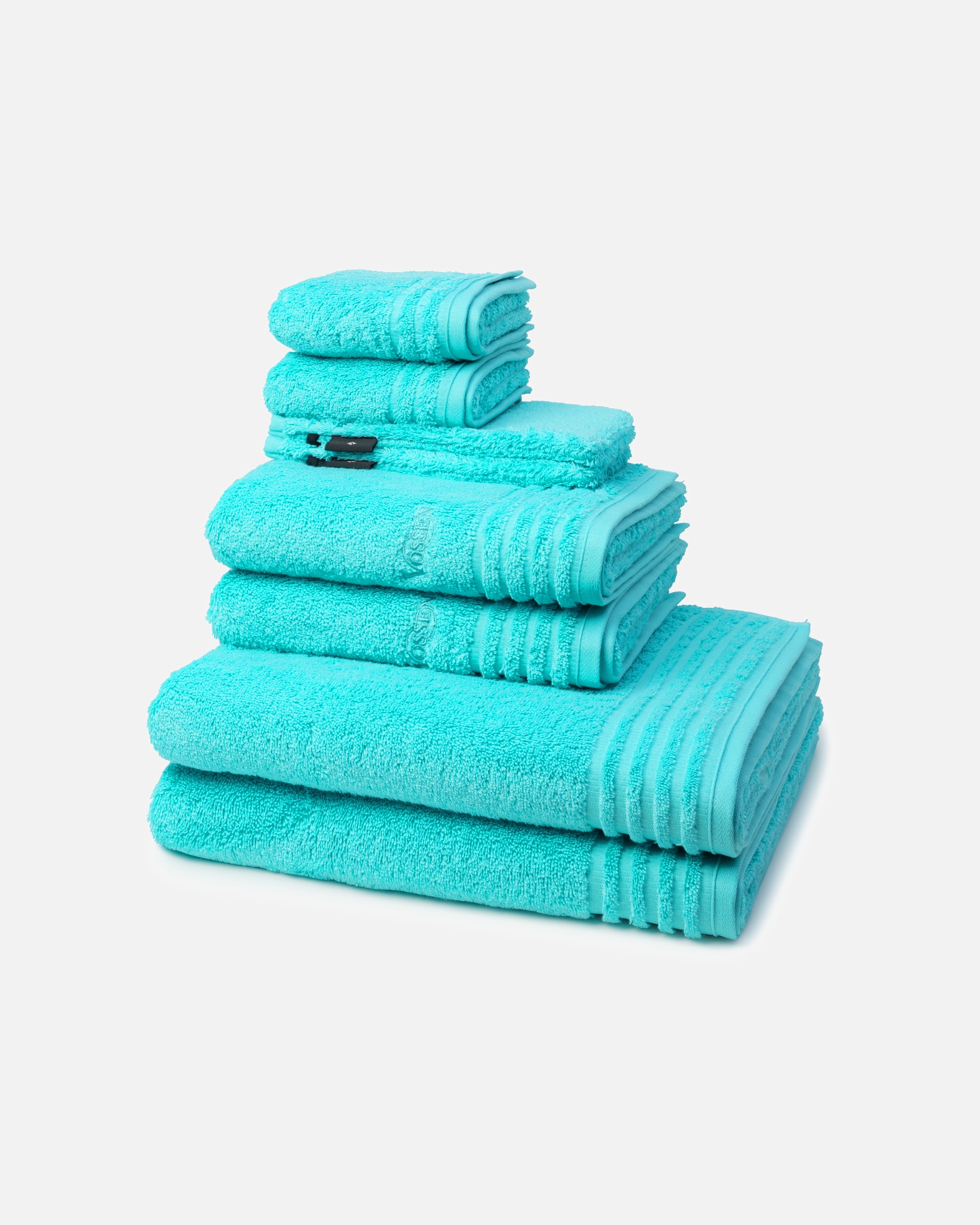 Handtuch für Unisex Vossen Vienna Supersoft 8-teilig Handtuch-Set Light azure