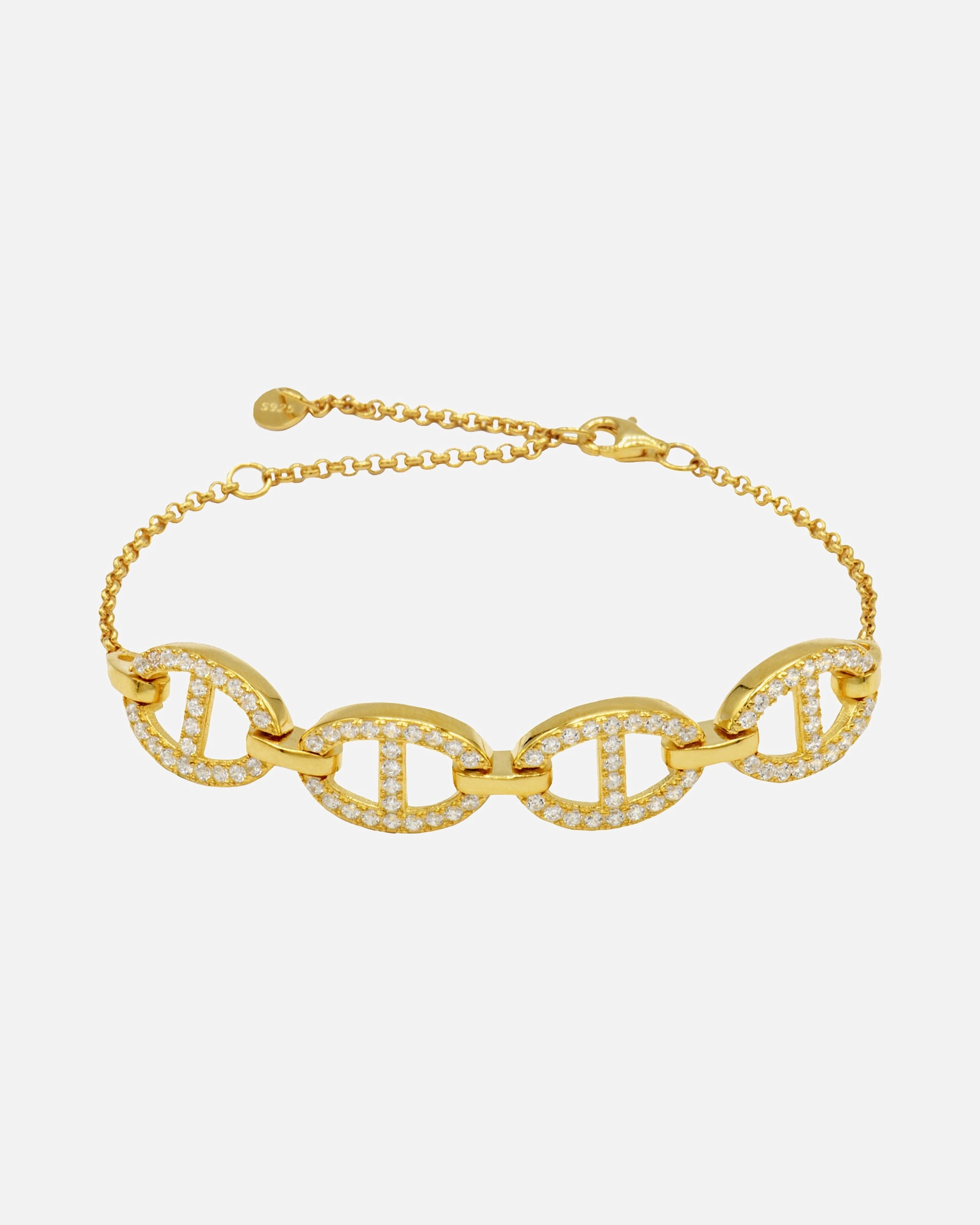 Armband für Weiblich Jacques Lemans Armband 925er Silber gelbgold