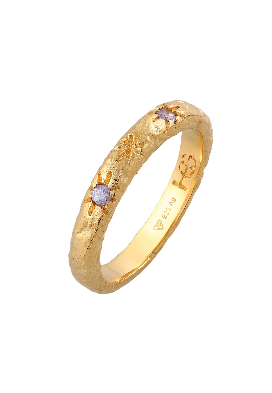 Haze & Glory Bandring Stern Tansanite - Starlover 925 Silber 50 Damen