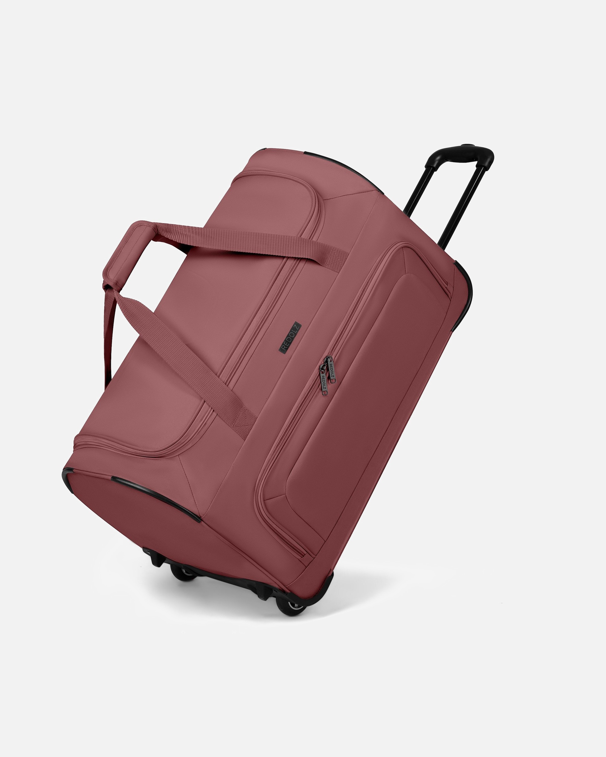 Tasche für Männlich Redolz Duffle Essentials 2 Rollen Reisetasche 61 cm rose