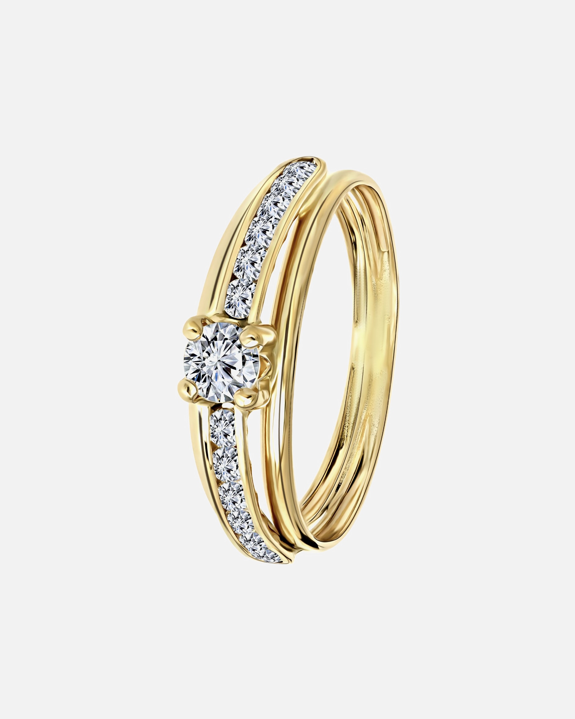 Ring für Weiblich Lucardi Ringe 9 carat 375 Gold - 57mm
