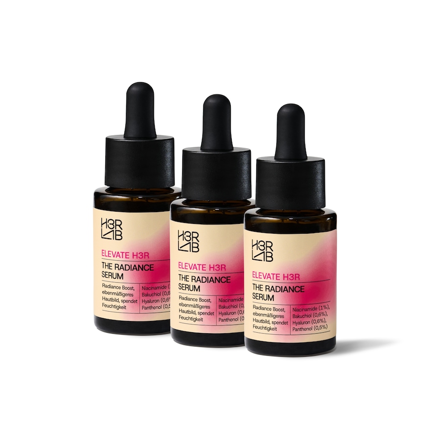 H3R LAB The Radiance Serum – für Glow & Ebenmäßigkeit 3er Set mit 20% Preisvorteil 90 ml Damen