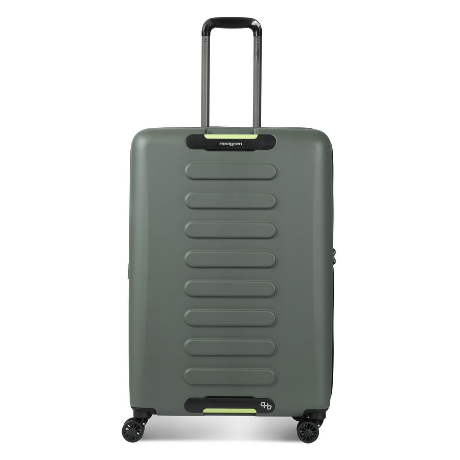 Hedgren Comby Grip L Exp 4 Rollen Trolley 74 cm mit Dehnfalte olive Grün Herren