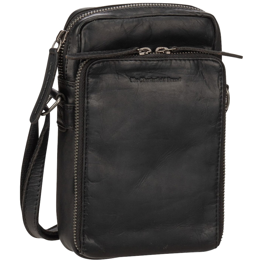 The Chesterfield Brand Wax Pull Up Hamilton Handytasche Leder 12 cm Black Schwarz Damen