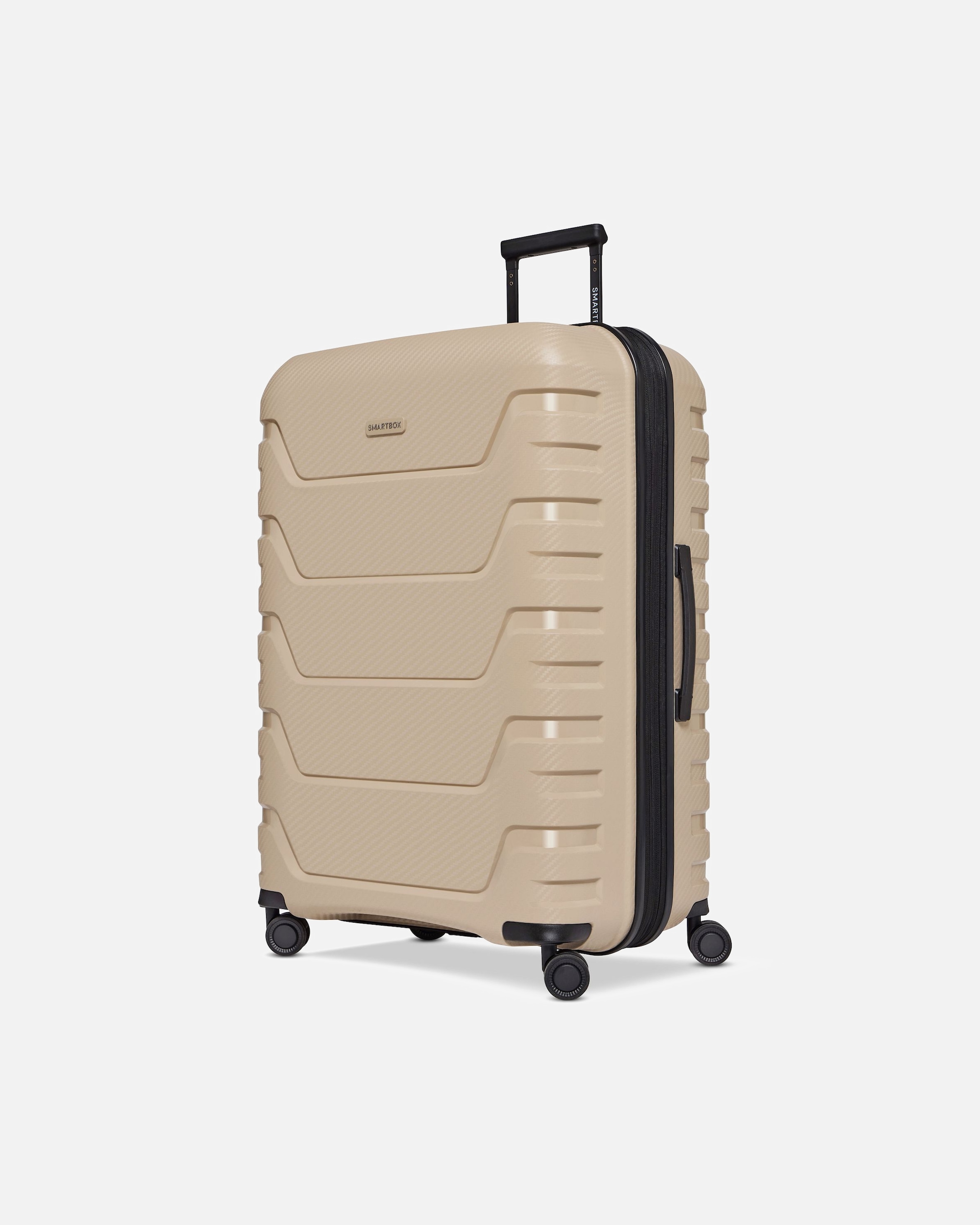 Trolley für Männlich Smartbox Default Brand Line Edition 01 4 Rollen Trolley 76 cm mit Dehnfalte beige
