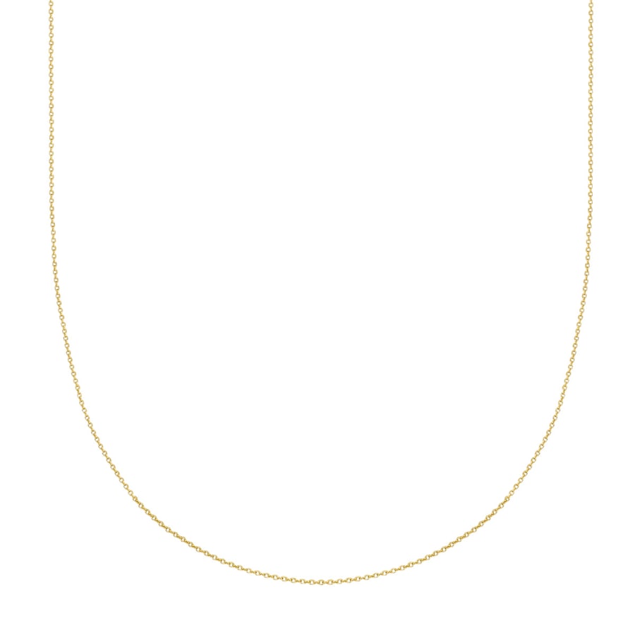 Glanzstücke München Halskette aus Sterling Silber in Gelbdold 50 cm Damen